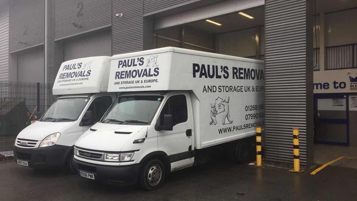 Two of the vans our team are able to use for our removal service